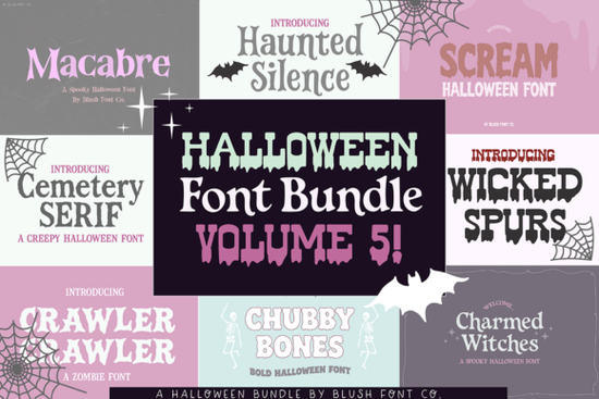 Halloween Bundle Volume 5 Font